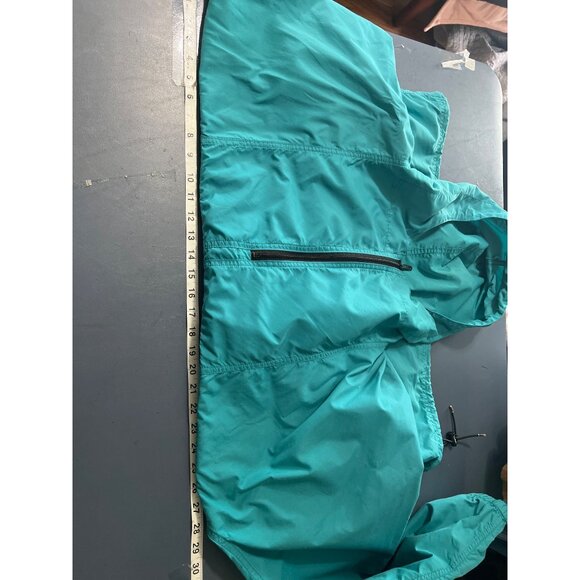 L.L. Bean Mens Teal Pullover Windbreaker Jacket XL Lightweight Nylon Hooded - Picture 7 of 11